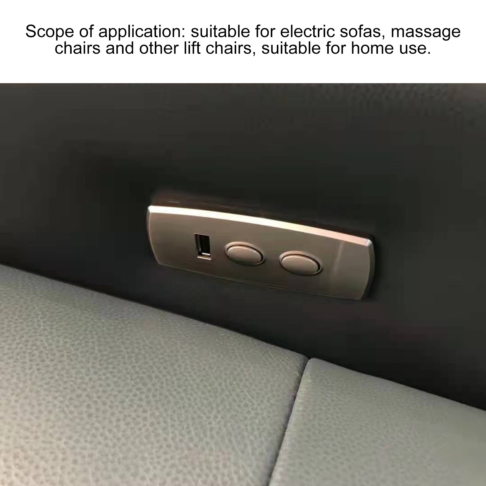 Furniture Joint Hardware - ที่ปรับเอนได้สวิตช์ควบคุม2ปุ่ม5ขาพอร์ต USB ชาร์จโซฟาไฟฟ้ารีโมทคอนโทรลสำหรับใช้ในบ้าน