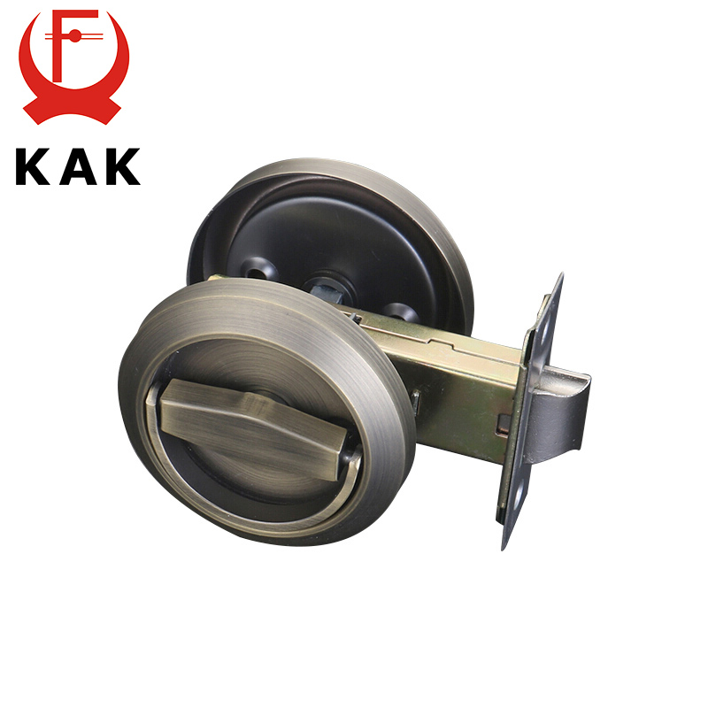 Door Handle Bar - KAK ซ่อนประตูล็อคสแตนเลสโคมไฟตู้ดึงที่มองไม่เห็น Mechanical ล็อคสำหรับ Fire PROOF