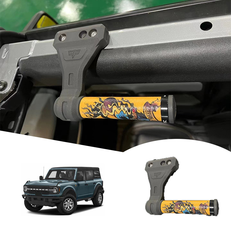 Door Handle Bar - มือจับโรลบาร์ด้านหน้าสำหรับรถฟอร์ด บรอนโก ปี 2021 2022 รุ่น