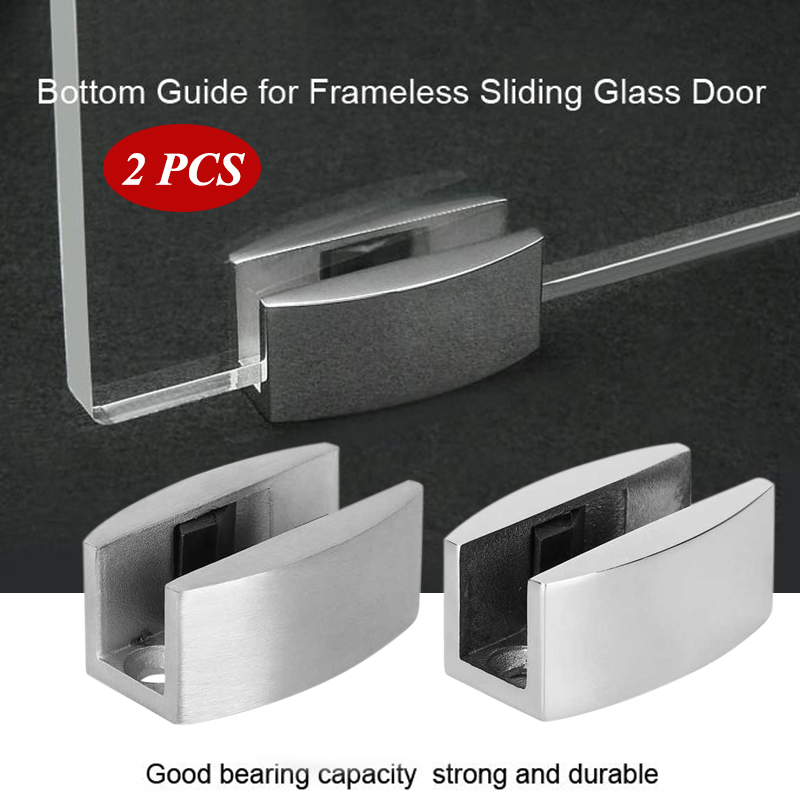 Door Stopper Heavy - 2 PCS สแตนเลสสตีล304แก้วเลื่อนประตูชั้นท่องเที่ยวแก้วประตูฮาร์ดแวร์แก้ว Slidng อุปกรณ์ห้องน้ำฮาร์ดแวร์