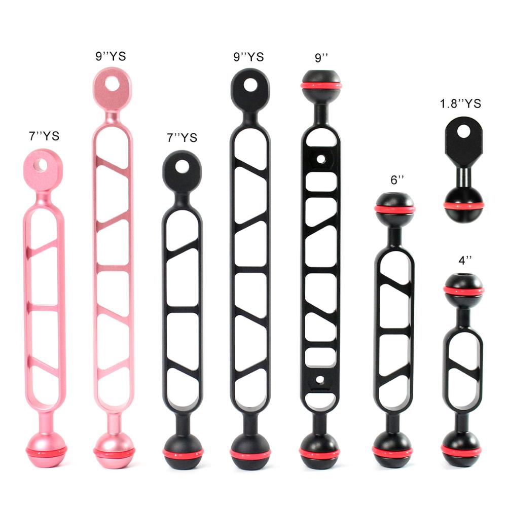 Joint Connector Bracket - อะแดปเตอร์บอลอลูมิเนียมสำหรับดำน้ำ Nitescuba พร้อมขาตั้งไฟแบบ Ys Mount ข้อต่อแบบ