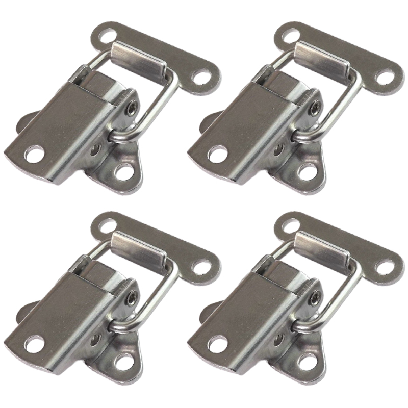 Furniture Hardware Latch - ตัวล็อคแบบกดขนาดเล็ก 1/4 ชิ้น ทำจากสแตนเลส สำหรับตู้ ประตู