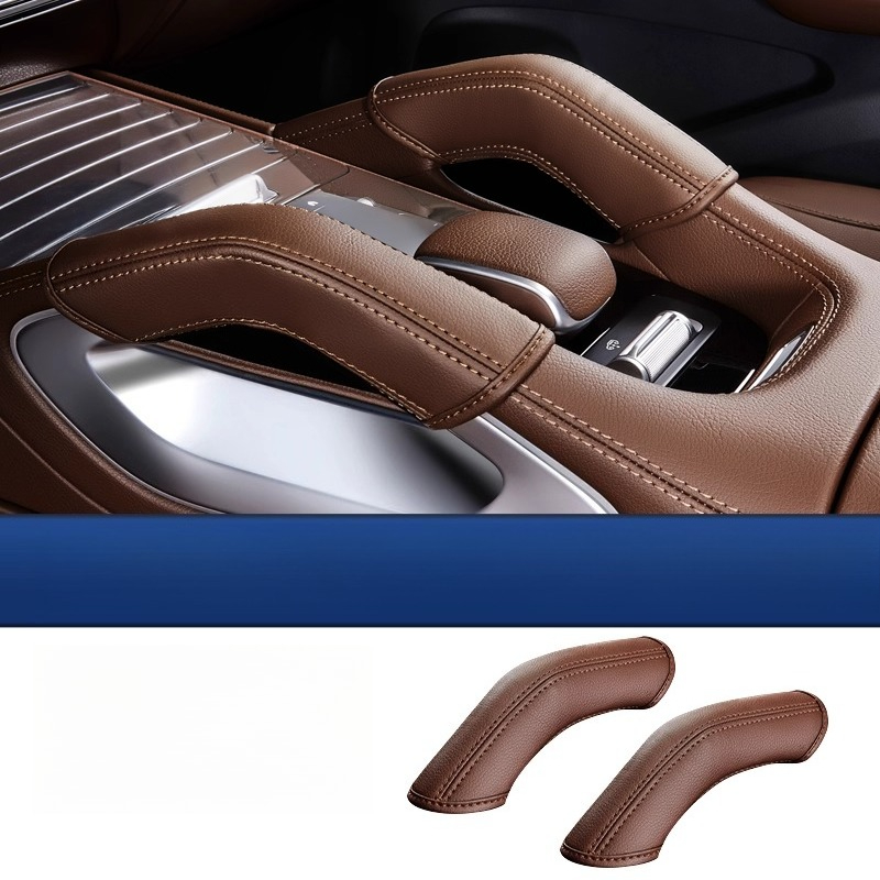 Door Handle Bar - อุปกรณ์ตกแต่งภายในรถยนต์: ฝาครอบมือจับคอนโซลกลางและตัวป้องกันมือจับประตูสำหรับรถยนต์เมอร์เซเดส-เบนซ์ GLE 350/450 และ GLS