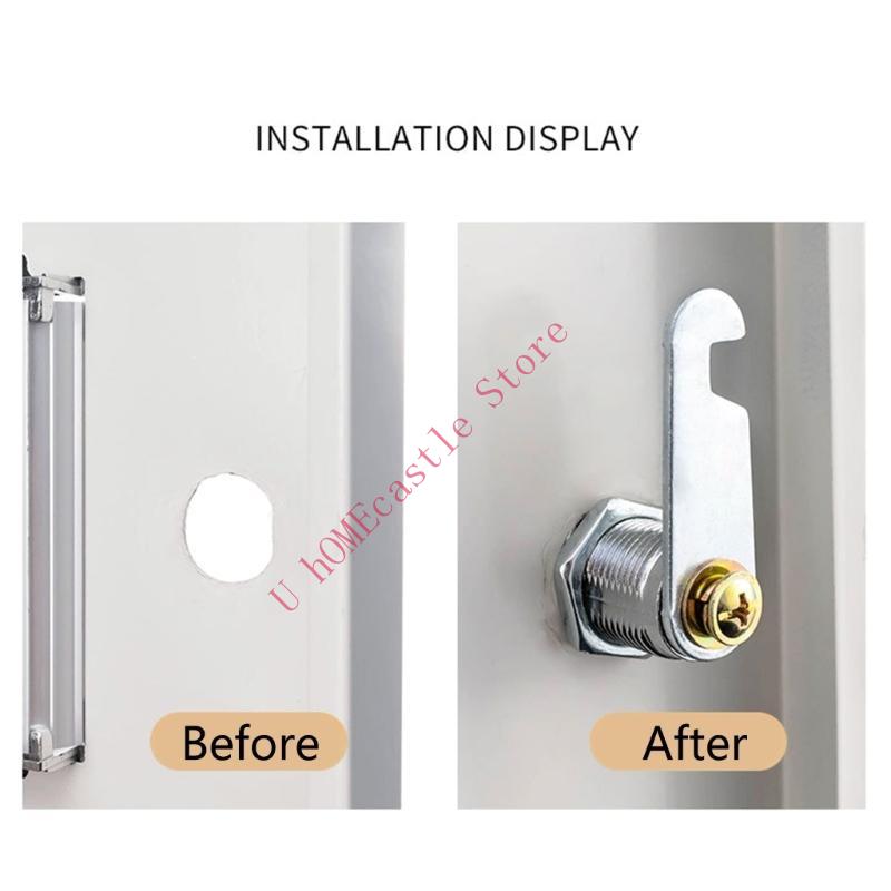63HF 2 ชุดลิ้นชัก Cams ล็อค ตู - Furniture Hardware Latch บทวิจารณ์และราคา