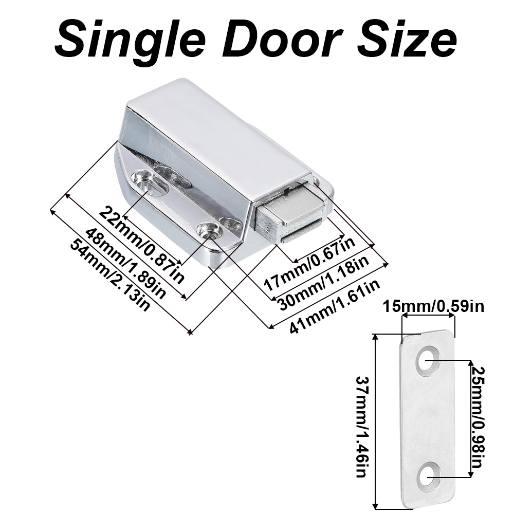 ตู้จับแม่เหล็ก Magnetic Push t - Furniture Hardware Latch บทวิจารณ์และราคา