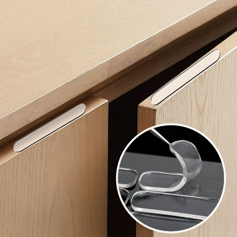 แผ่นกันกระแทกซิลิโคนสำหรับตู้  - Furniture Hardware Latch บทวิจารณ์และราคา