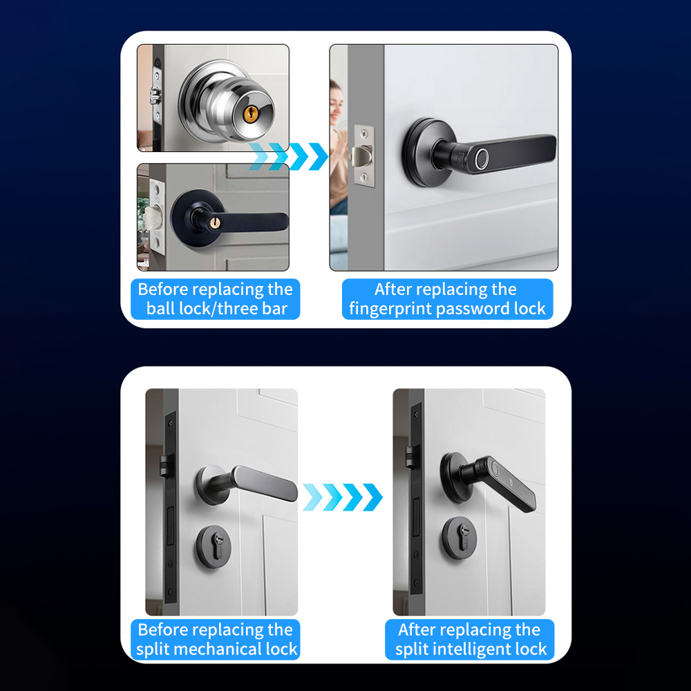 Tuya SmartLife APP BLE สมาร์ทล - Door Handle Bar บทวิจารณ์และราคา