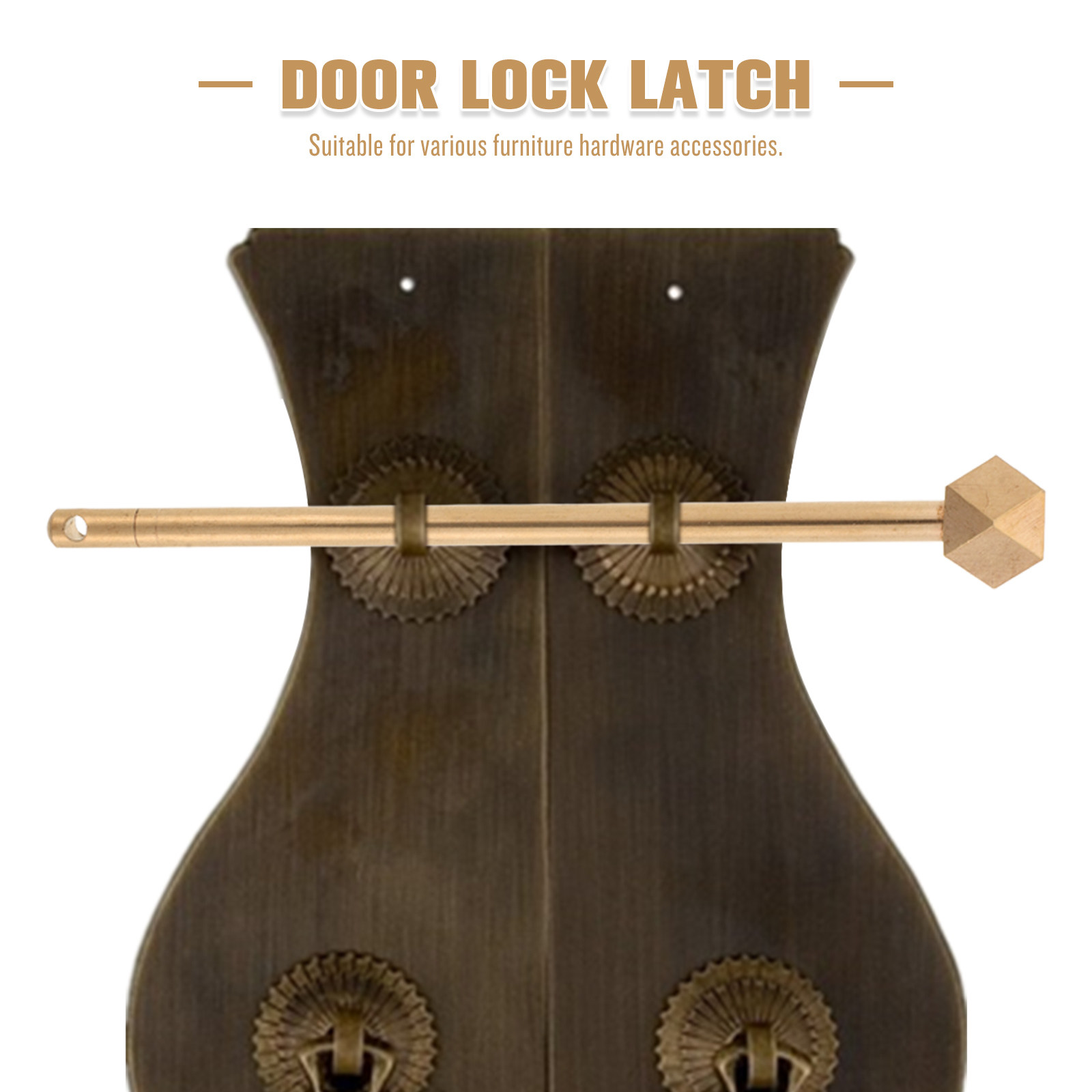 สลักล็อคตู้ทองเหลืองแบบดั้งเดิ - Furniture Hardware Latch บทวิจารณ์และราคา