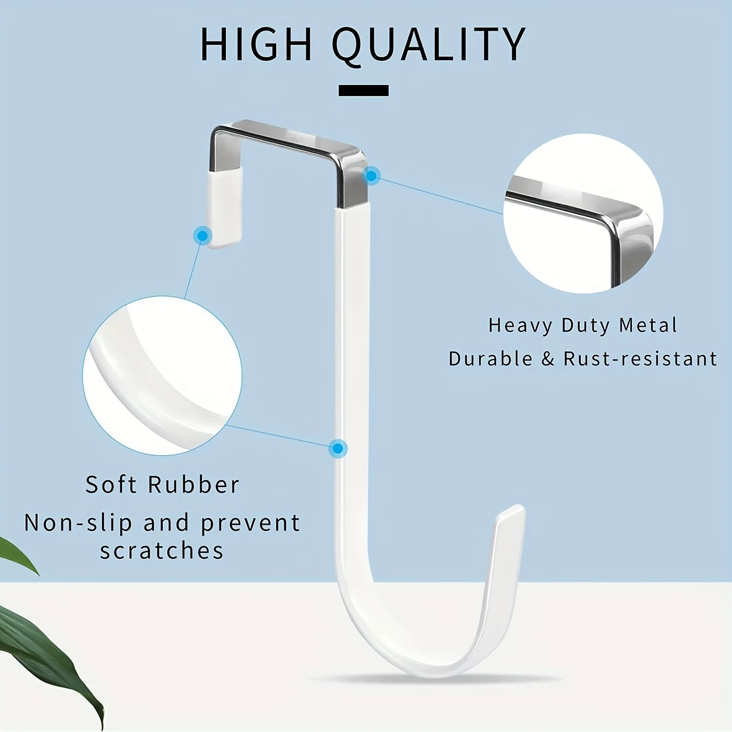 ตะขอแขวนประตู 4 ชิ้น พร้อมยางป - Door Stopper Heavy บทวิจารณ์และราคา