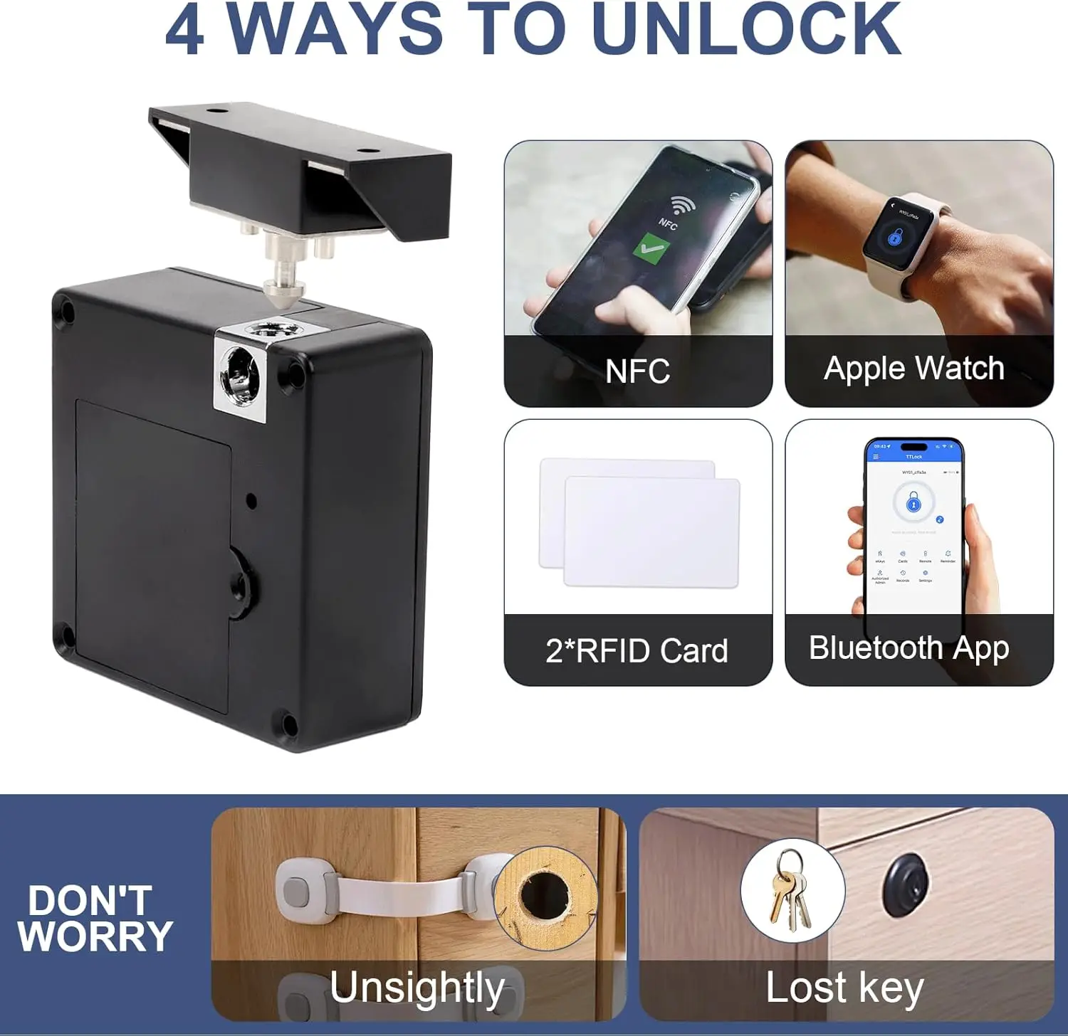 ล็อกเกอร์อัจฉริยะ NFC สำหรับโท - Furniture Hardware Latch บทวิจารณ์และราคา