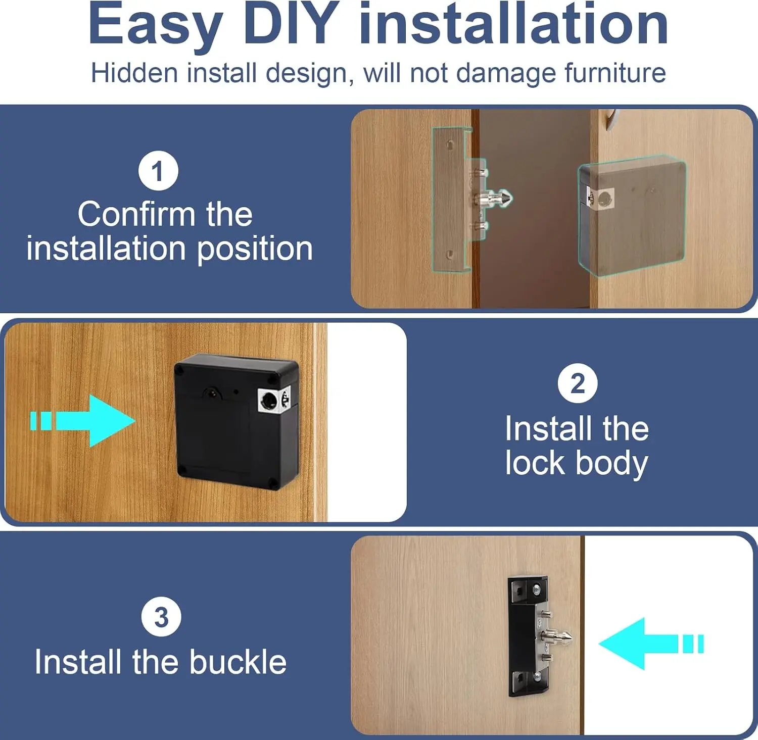 ล็อกเกอร์อัจฉริยะ NFC สำหรับโท - Furniture Hardware Latch บทวิจารณ์และราคา