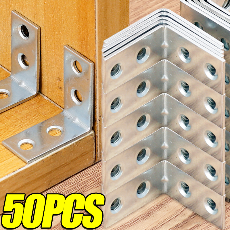90 °   เหล็กฉากยึดมุม รูปตัว L - Furniture Joint Hardware บทวิจารณ์และราคา
