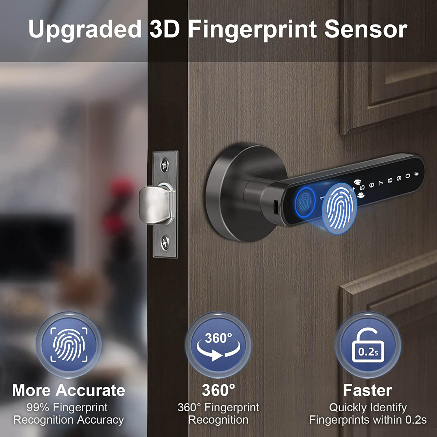 มือจับล็อคประตูลายนิ้วมืออัจฉร - Door Handle Bar บทวิจารณ์และราคา