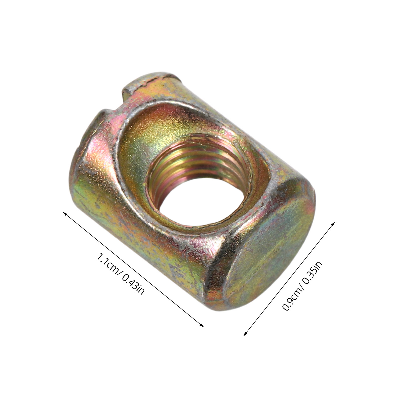 ชุดสกรูยึดเฟอร์นิเจอร์ 50 ชิ้น - Furniture Hardware Barrel Nut บทวิจารณ์และราคา