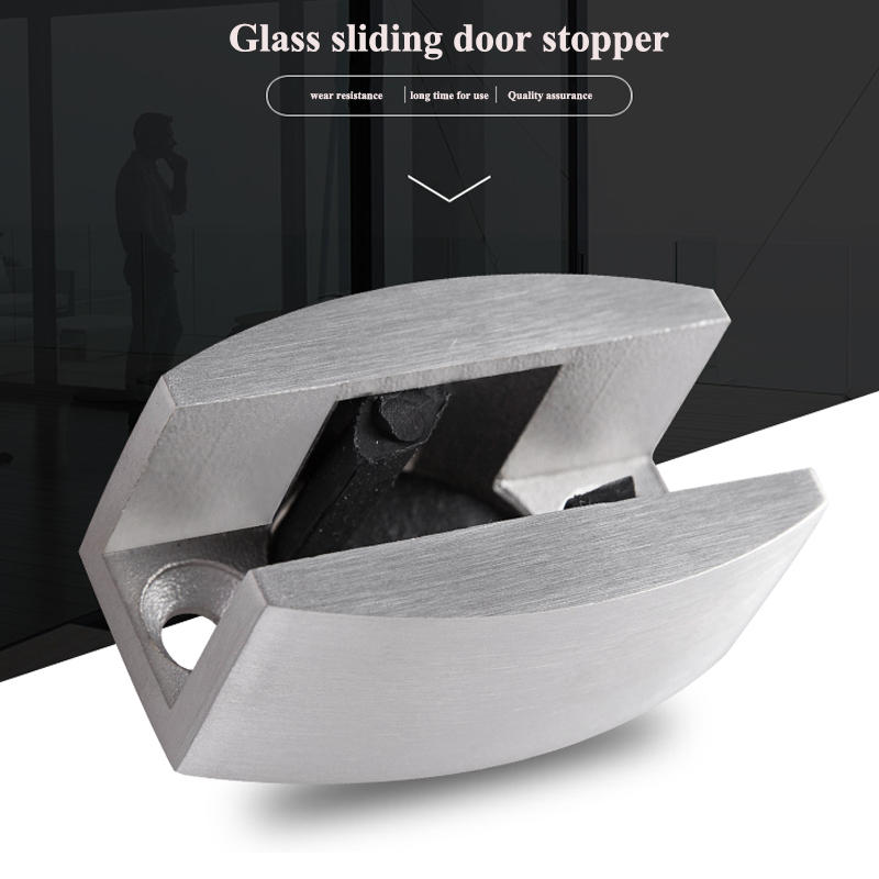 2 PCS สแตนเลสสตีล304แก้วเลื่อน - Door Stopper Heavy บทวิจารณ์และราคา