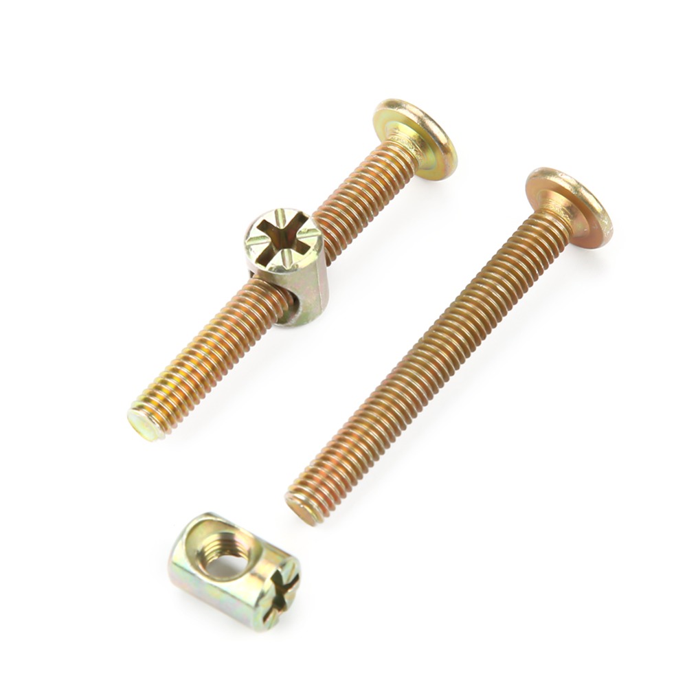 ชุดอุปกรณ์ฮาร์ดแวร์เฟอร์นิเจอร - Furniture Hardware Barrel Nut บทวิจารณ์และราคา
