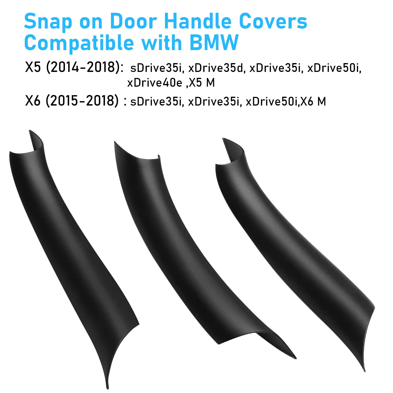 X5 F15/X6 F16 ฝาครอบมือจับประต - Door Handle Bar บทวิจารณ์และราคา