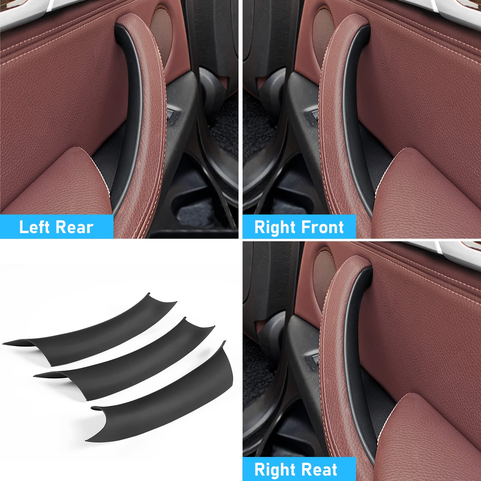 X5 F15/X6 F16 ฝาครอบมือจับประต - Door Handle Bar บทวิจารณ์และราคา