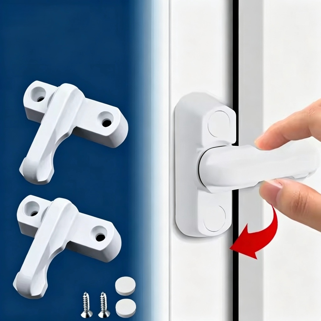 ตัวล็อคหน้าต่างประตูแบบพลาสติก - Door Handle Bar บทวิจารณ์และราคา