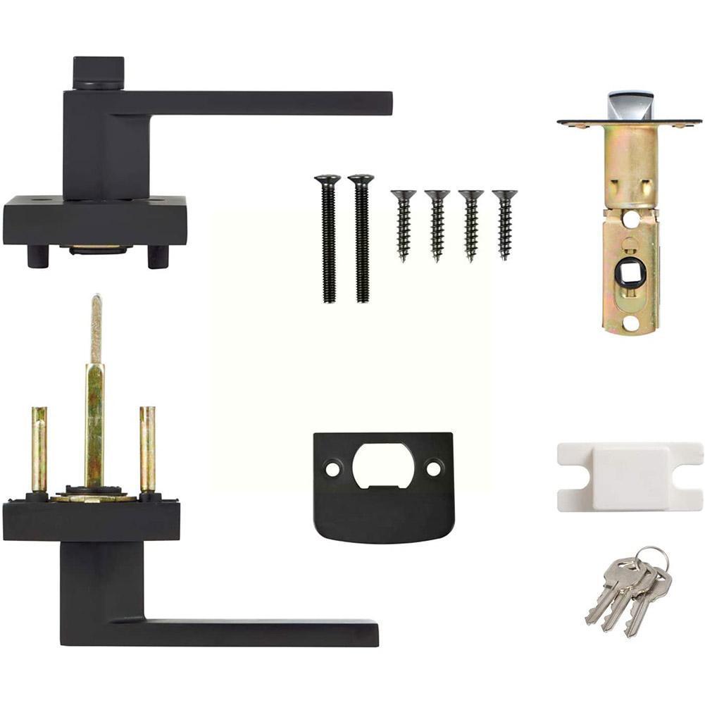 มือจับประตูสีดํา มือจับประตู ล - Door Handle Bar บทวิจารณ์และราคา