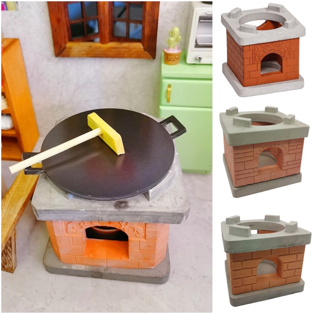 ชุดครัวจำลองขนาดเล็กพร้อมเตาทำ - Furniture Joint Hardware บทวิจารณ์และราคา
