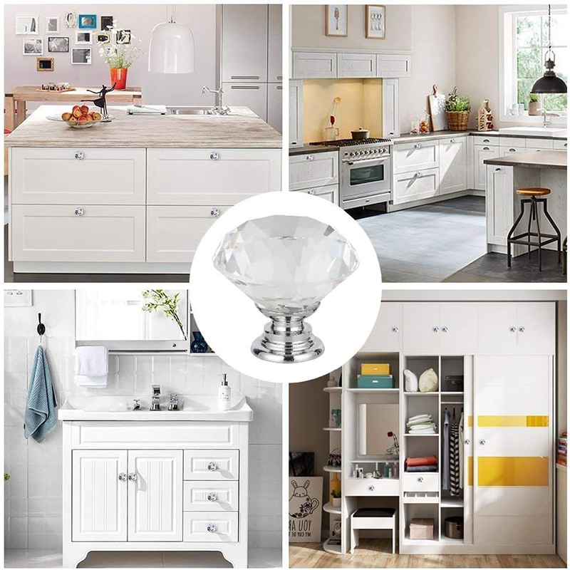 ลูกบิดตู้ 6 ชิ้น พร้อมสกรู ขนา - Furniture Hardware Latch บทวิจารณ์และราคา