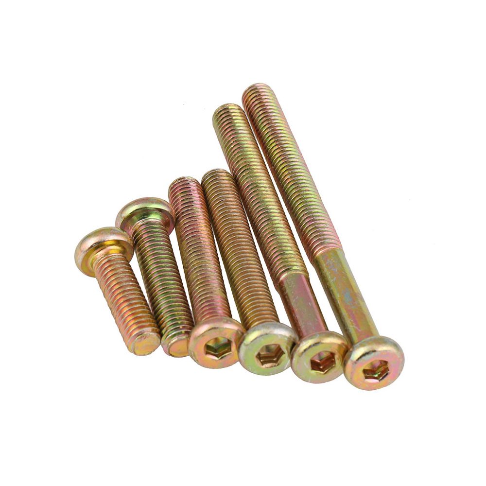 M6สลักเกลียวแบบหกเหลี่ยมชุบสัง - Furniture Hardware Barrel Nut บทวิจารณ์และราคา