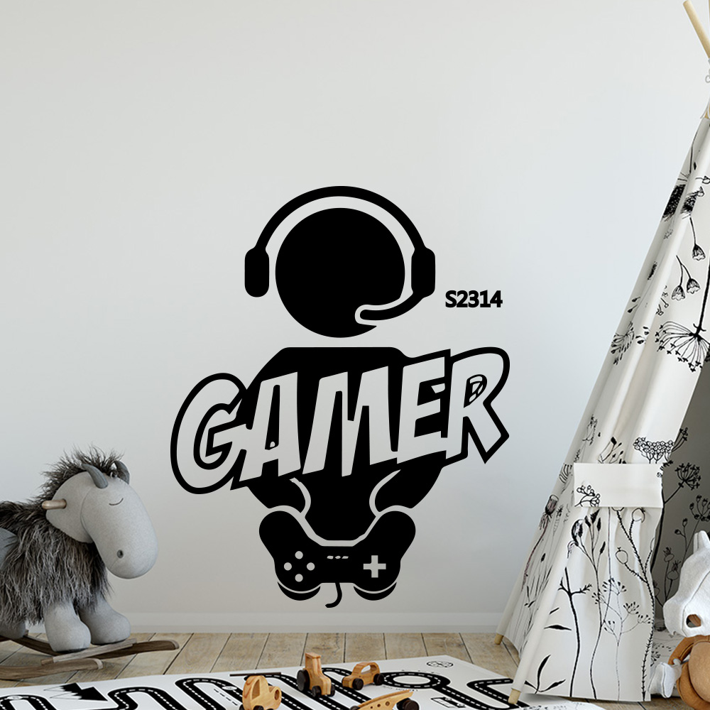 1 PC Gamer Wall Art Decal สําห - Furniture Joint Hardware บทวิจารณ์และราคา