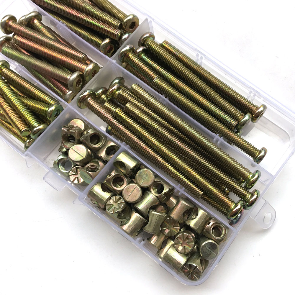 100 ชิ้น M6 Barrel Dowel Nut ส - Furniture Hardware Barrel Nut บทวิจารณ์และราคา